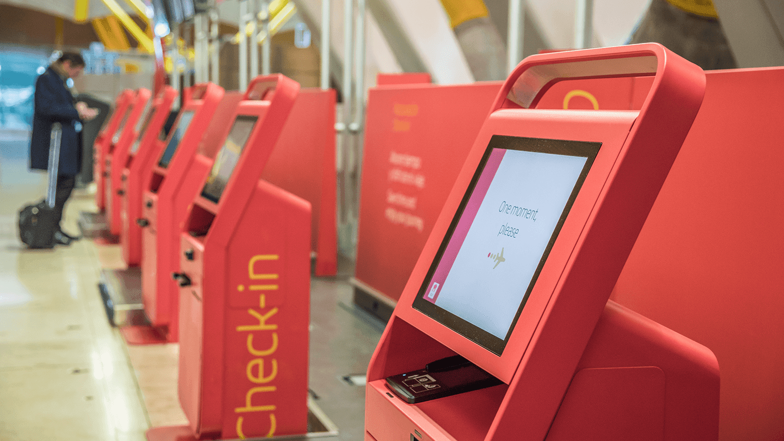 DISPLAX MESH for Check-In Kiosks